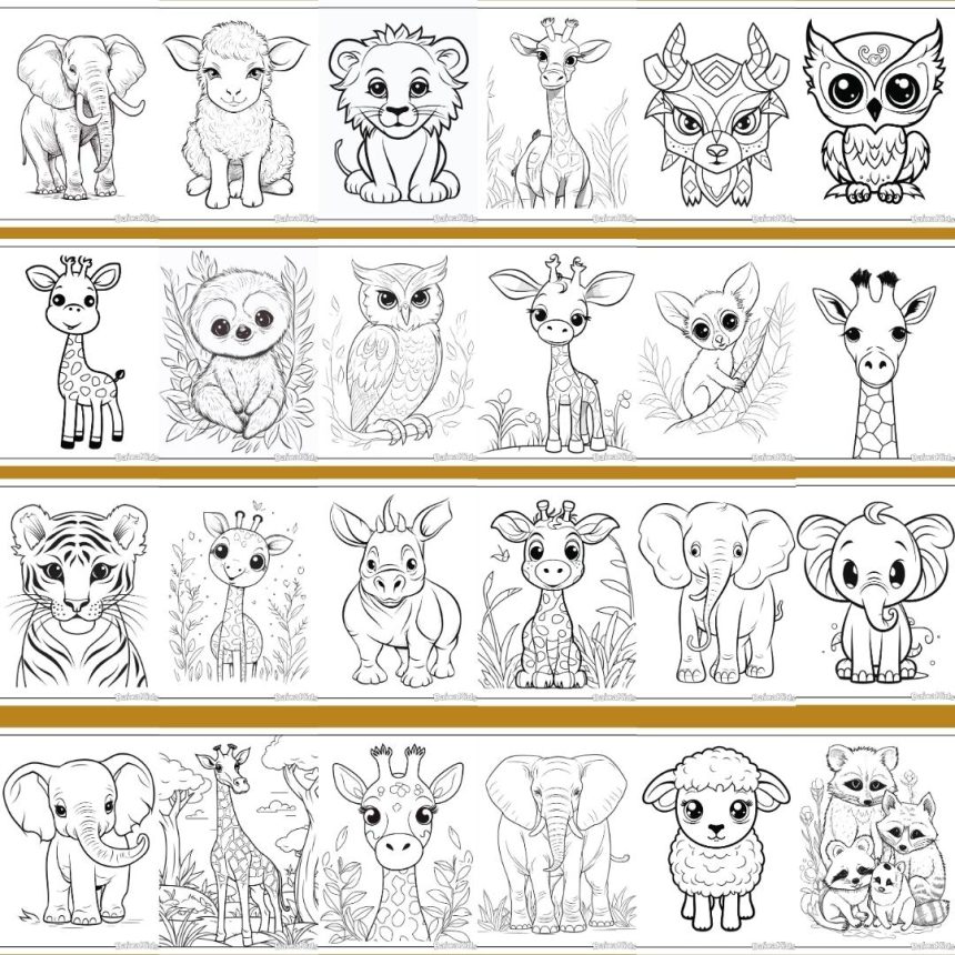 Animais Selvagens para Colorir - 100 Encontros na Natureza