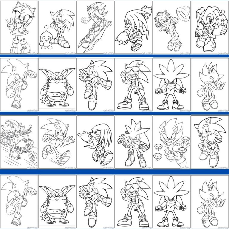 Sonic para colorir - 120 Páginas de Velocidade e Aventura